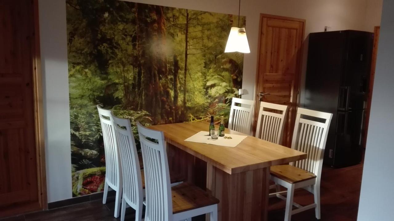 Blockhaus - Ferienwohnung Sunrise アウグストゥスブルク エクステリア 写真