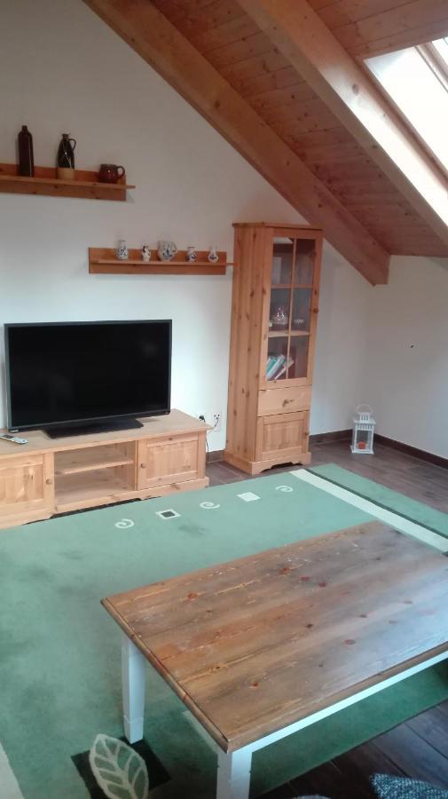 Blockhaus - Ferienwohnung Sunrise アウグストゥスブルク エクステリア 写真