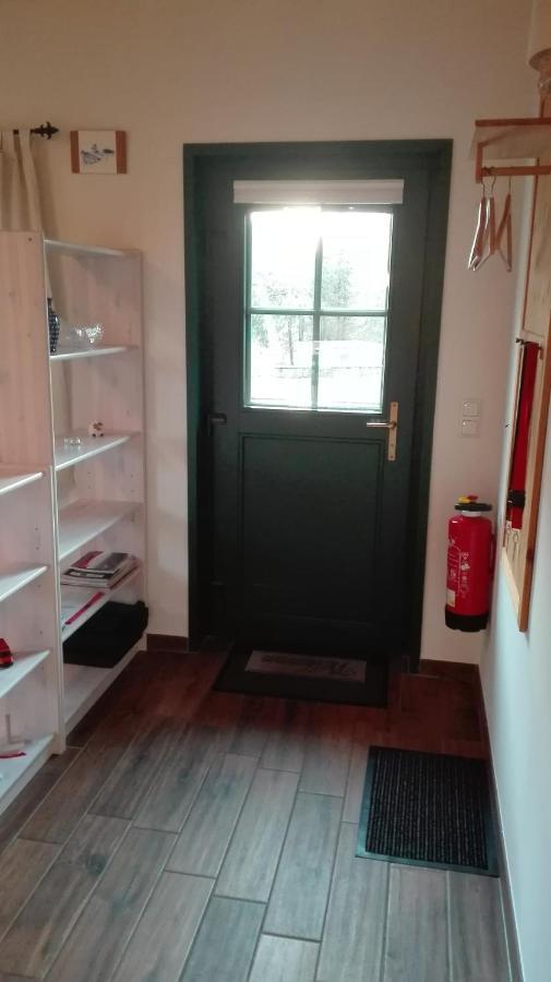 Blockhaus - Ferienwohnung Sunrise アウグストゥスブルク エクステリア 写真