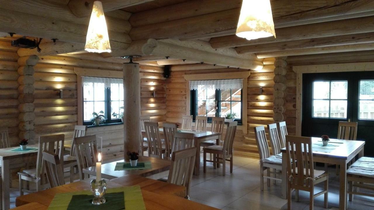 Blockhaus - Ferienwohnung Sunrise アウグストゥスブルク エクステリア 写真