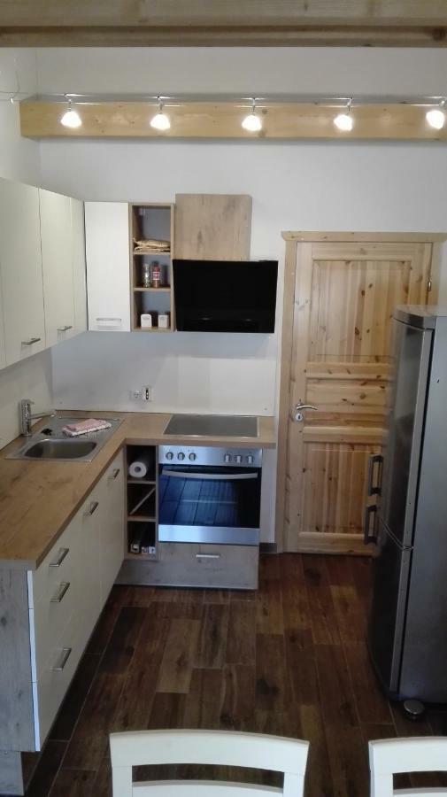 Blockhaus - Ferienwohnung Sunrise アウグストゥスブルク エクステリア 写真