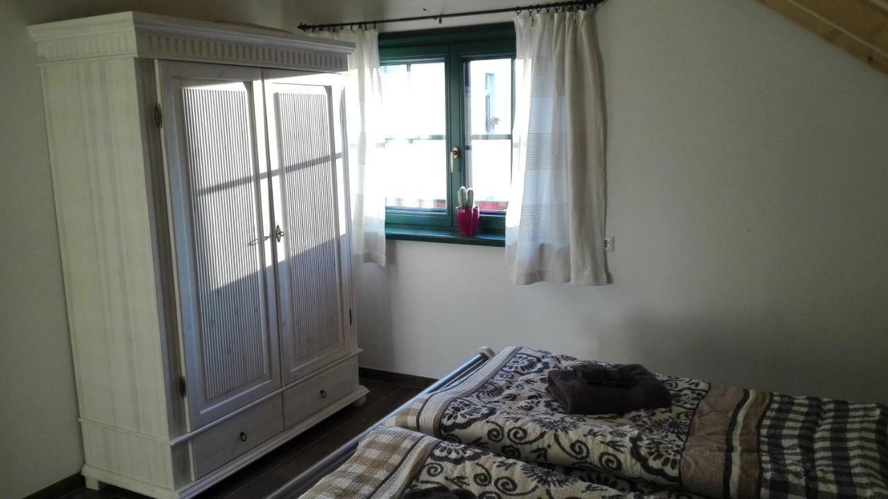 Blockhaus - Ferienwohnung Sunrise アウグストゥスブルク エクステリア 写真